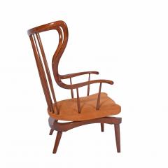 Peter Hvidt 1950s Danish Architect Designed Sculptural Rocking Chair - 722987