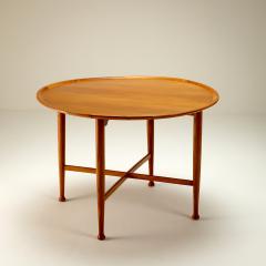 Peter Hvidt Circular Coffee Table in Ash Illums Bolighus Denmark 1940s - 2295454