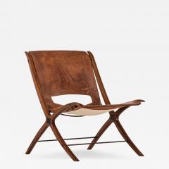 Peter Hvidt Orla M lgaard Nielsen Easy Chair Model X Chair FH 6135 Produced by Fritz Hansen - 1852621