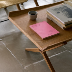 Peter Hvidt Orla M lgaard Nielsen Hvidt M lgaard X HM13 Coffee Table for Tradition in Lacquered Oak Walnut - 4401273