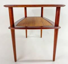 Peter Hvidt Orla M lgaard Nielsen Mid Century Modern Danish John Stuart Two Tier Wooden Side or End Table a Pair - 2866059