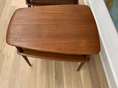 Peter Hvidt Orla M lgaard Nielsen Pair of Teak Side Tables by Hvidt Molgaard Nielson - 2648502