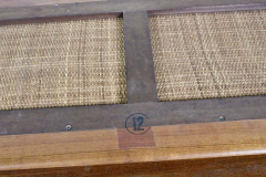Peter Hvidt Orla M lgaard Nielsen Peter Hvidt Orla Molgaard for France Sons Teak Cane Coffee Table 1950s - 2710756