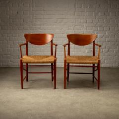 Peter Hvidt Orla M lgaard Nielsen Set of 10 Model 317 316 Dining Chairs and Stools by Hvidt and M lgaard Nielsen - 4528157