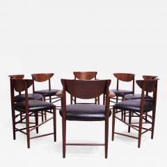 Peter Hvidt Orla M lgaard Nielsen Set of Eight Teak Dining Chairs by Peter Hvidt and Orla M lgaard Nielsen - 1039697