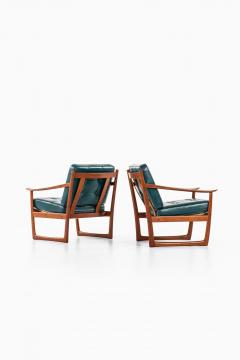 Peter Hvidt Orla M lgaard Nielsen Sleigh Easy Chairs Produced by France Daverkosen - 1988353