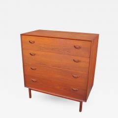 Peter Hvidt Orla M lgaard Nielsen Teak Gentlemans Dresser with Mirror by Peter Hvidt and Orla M lgaard Nielsen - 391535