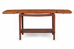 Peter Hvidt Peter Hvidt Danish Mid Century Drop Leaf Rectangular Teak End Side Table - 3169849