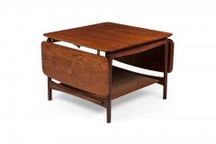 Peter Hvidt Peter Hvidt DanishDrop Leaf Square Teak End Side Tables - 2792356