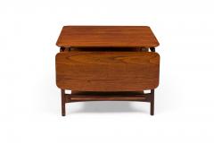 Peter Hvidt Peter Hvidt DanishDrop Leaf Square Teak End Side Tables - 2792357