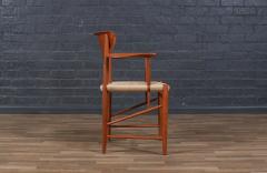 Peter Hvidt Peter Hvidt Model 317 Teak Rush Chord Desk Arm Chair - 4228710