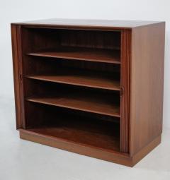 Peter Hvidt Scandinavian Modern Tambour Door Cabinet Designed by Peter Hvidt - 4172956