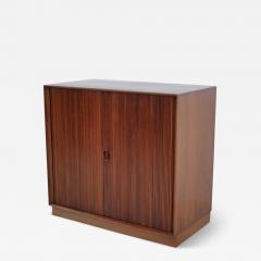 Peter Hvidt Scandinavian Modern Tambour Door Cabinet Designed by Peter Hvidt - 4176946