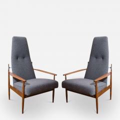 Peter Hvidt TALL DANISH LOUNGE CHAIRS - 3135026