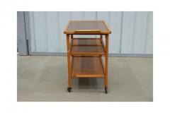 Peter Kraft Brazilian Modern Bar Cart in Hardwood by Peter Kraft 1960s - 3821293