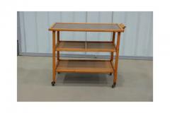 Peter Kraft Brazilian Modern Bar Cart in Hardwood by Peter Kraft 1960s - 3821327