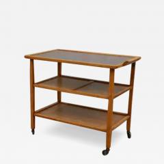 Peter Kraft Brazilian Modern Bar Cart in Hardwood by Peter Kraft 1960s - 3889767