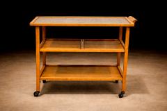 Peter Kraft Brazilian Modern Bar Cart with Adjustable Shelves Hardwood Peter Kraft 1960s - 4581084