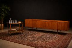 Peter Kraft Brazilian Modern Bar Cart with Adjustable Shelves Hardwood Peter Kraft 1960s - 4581093