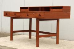 Peter L vig Nielsen Peter Lovig Nielsen 1970s Peter Lovig Nielsen For Dansk Teak Executive Desk - 2408599