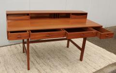 Peter L vig Nielsen Peter Lovig Nielsen 1970s Peter Lovig Nielsen For Dansk Teak Executive Desk - 2408618