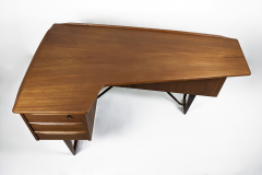 Peter L vig Nielsen Peter Lovig Nielsen BOOMERANG DESK HEDENSTED MOBELFABRIK EDITION PETER L VIG NIELSEN 1956  - 2463198