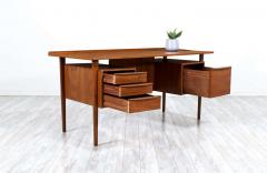 Peter L vig Nielsen Peter Lovig Nielsen Danish Modern Executive Desk with Floating Top by Peter Lovig Nielsen - 2300306