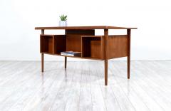 Peter L vig Nielsen Peter Lovig Nielsen Danish Modern Executive Desk with Floating Top by Peter Lovig Nielsen - 2300308