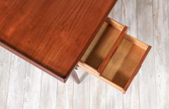 Peter L vig Nielsen Peter Lovig Nielsen Danish Modern Executive Sculpted Teak Desk by Peter Lovig Nielsen - 2953488