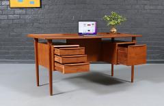 Peter L vig Nielsen Peter Lovig Nielsen Danish Modern Floating Top Desk by Peter Lovig Nielsen - 4610518