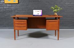 Peter L vig Nielsen Peter Lovig Nielsen Danish Modern Floating Top Desk by Peter Lovig Nielsen - 4610520