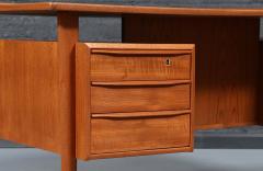 Peter L vig Nielsen Peter Lovig Nielsen Danish Modern Floating Top Desk by Peter Lovig Nielsen - 4610525