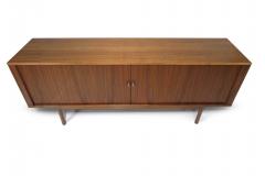 Peter L vig Nielsen Peter Lovig Nielsen Mid century Peter Lovig Nielsen Walnut Tambour Door Credenza - 3299988