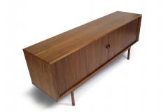 Peter L vig Nielsen Peter Lovig Nielsen Mid century Peter Lovig Nielsen Walnut Tambour Door Credenza - 3299989
