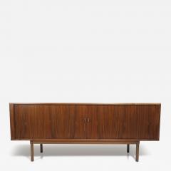 Peter L vig Nielsen Peter Lovig Nielsen Mid century Peter Lovig Nielsen Walnut Tambour Door Credenza - 3302246