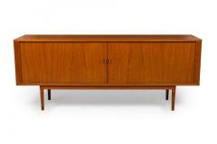 Peter L vig Nielsen Peter Lovig Nielsen Peter L vig Mid Century Danish Wooden Tambour Door Server Cabinet Credenza - 4161780