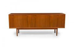 Peter L vig Nielsen Peter Lovig Nielsen Peter L vig Mid Century Danish Wooden Tambour Door Server Cabinet Credenza - 4161784