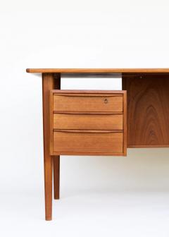 Peter L vig Nielsen Peter Lovig Nielsen Peter L vig Nielsen Danish Modern Teak Desk - 3348476