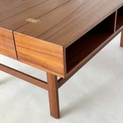 Peter L vig Nielsen Peter Lovig Nielsen Peter L vig Nielsen Flip Top Teak Desk 1960s - 3234161