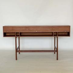 Peter L vig Nielsen Peter Lovig Nielsen Peter L vig Nielsen Flip Top Teak Desk 1960s - 3234163