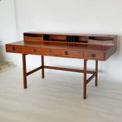 Peter L vig Nielsen Peter Lovig Nielsen Peter L vig Nielsen Flip Top Teak Desk 1960s - 3234165