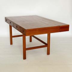 Peter L vig Nielsen Peter Lovig Nielsen Peter L vig Nielsen Flip Top Teak Desk 1960s - 3234166