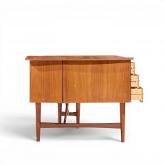 Peter L vig Nielsen Peter Lovig Nielsen Peter L vig Nielsen Mid Century Danish Teak Boomerang Desk - 4615932