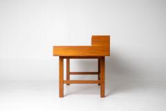 Peter L vig Nielsen Peter Lovig Nielsen Peter Lovig Mid Century Danish Teak Flip Top Desk - 4593486