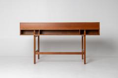 Peter L vig Nielsen Peter Lovig Nielsen Peter Lovig Mid Century Danish Teak Flip Top Desk - 4593489