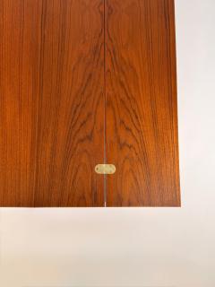 Peter L vig Nielsen Peter Lovig Nielsen Peter Lovig Mid Century Danish Teak Flip Top Desk - 4593503