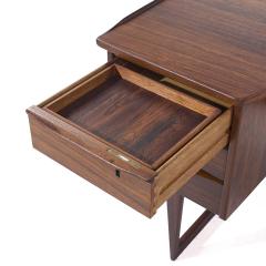 Peter L vig Nielsen Peter Lovig Nielsen Peter Lovig Nielsen Mid Century Danish Rosewood Boomerang Desk - 3977722