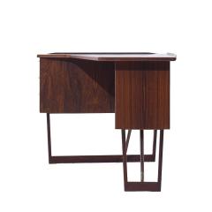 Peter L vig Nielsen Peter Lovig Nielsen Peter Lovig Nielsen Mid Century Danish Rosewood Boomerang Desk - 3977725