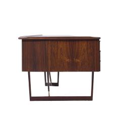Peter L vig Nielsen Peter Lovig Nielsen Peter Lovig Nielsen Mid Century Danish Rosewood Boomerang Desk - 3977727