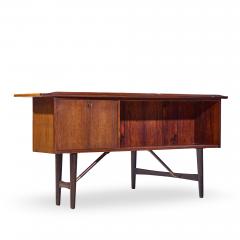 Peter L vig Nielsen Peter Lovig Nielsen Peter Lovig Nielsen Mid Century Danish Rosewood Boomerang Desk - 4477757